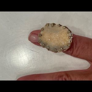 Druzy Ring Adjustable
